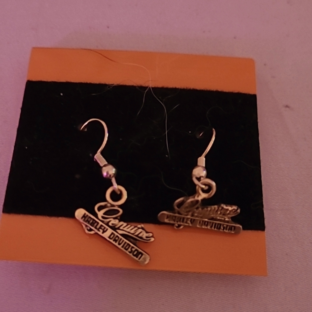 Harley Davidson earings
